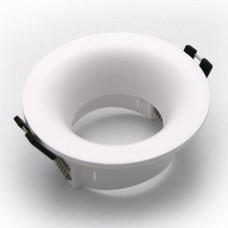 Σποτ Στρογγυλό Χωνευτό Σταθερό Polycarbonate Λευκό 21-4700